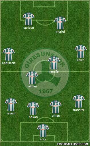 Giresunspor Formation 2014