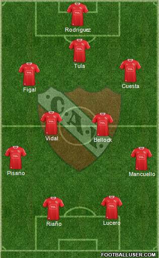 Independiente Formation 2014