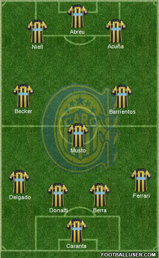 Rosario Central Formation 2014