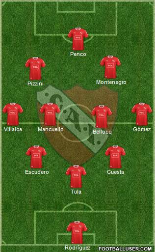 Independiente Formation 2014