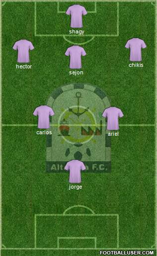 Club Altamira F.C. Formation 2014