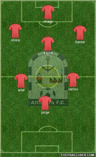 Club Altamira F.C. Formation 2014