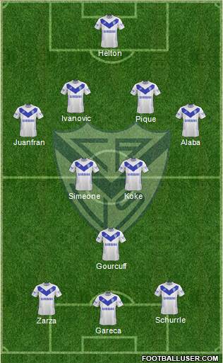 Vélez Sarsfield Formation 2014