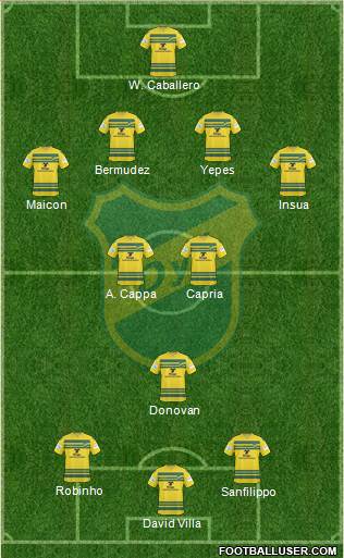 Defensa y Justicia Formation 2014