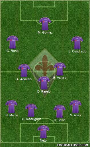 Fiorentina Formation 2014