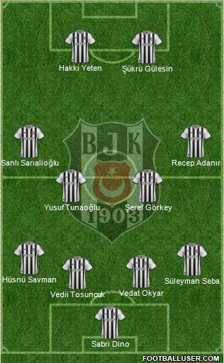 Besiktas JK Formation 2014