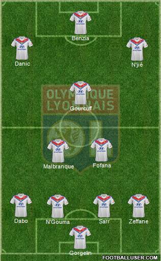 Olympique Lyonnais Formation 2014