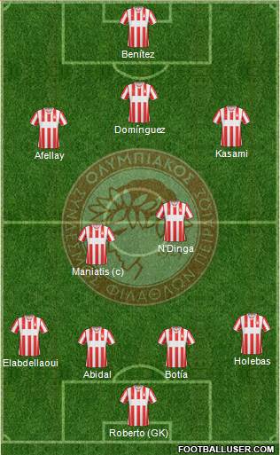 Olympiakos SF Piraeus Formation 2014