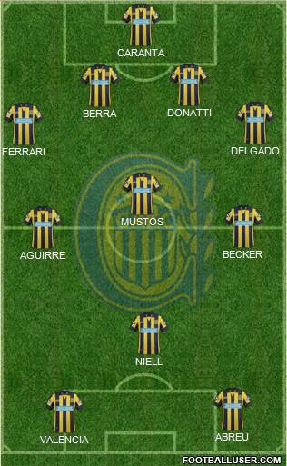 Rosario Central Formation 2014