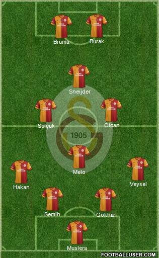 Galatasaray SK Formation 2014