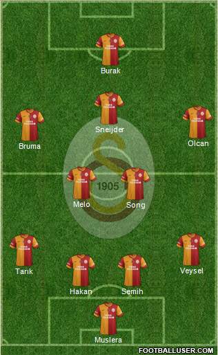 Galatasaray SK Formation 2014