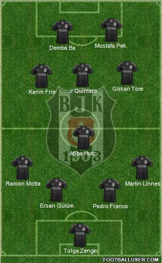 Besiktas JK Formation 2014