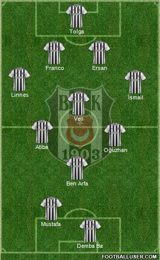 Besiktas JK Formation 2014