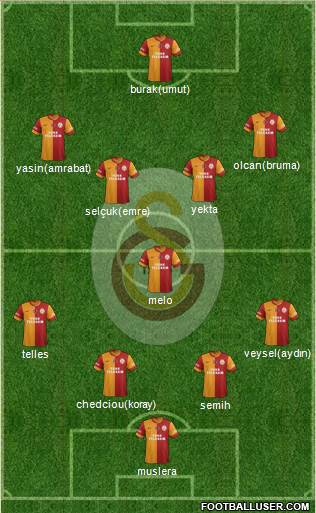 Galatasaray SK Formation 2014