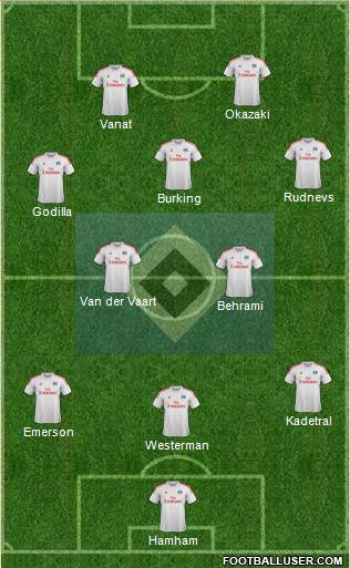 Hamburger SV Formation 2014