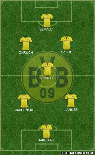 Borussia Dortmund Formation 2014
