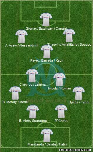 Olympique de Marseille Formation 2014