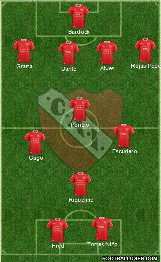 Independiente Formation 2014