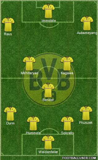 Borussia Dortmund Formation 2014