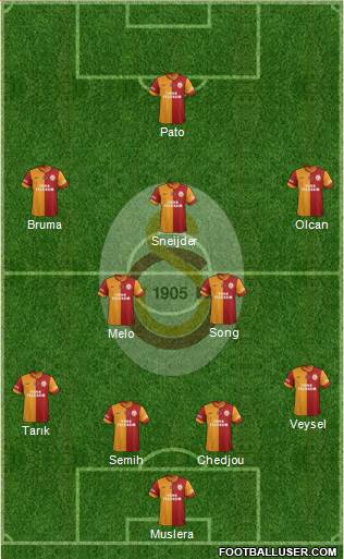 Galatasaray SK Formation 2014