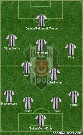 Besiktas JK Formation 2014