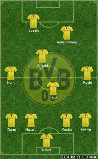 Borussia Dortmund Formation 2014
