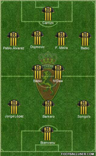 R. Zaragoza S.A.D. Formation 2014