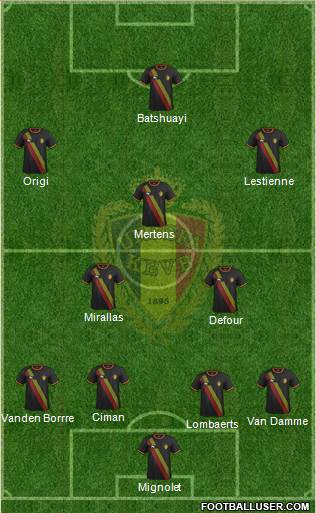 Belgium Formation 2014