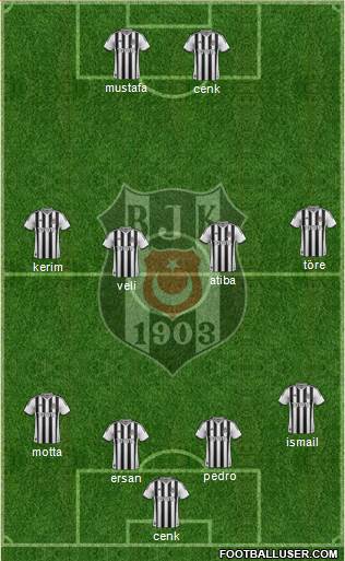 Besiktas JK Formation 2014