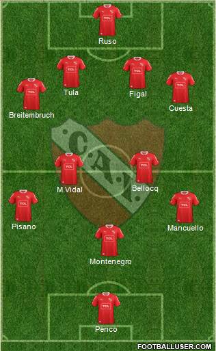 Independiente Formation 2014