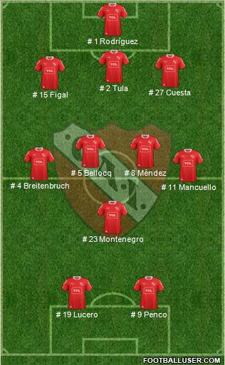Independiente Formation 2014