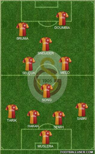 Galatasaray SK Formation 2014