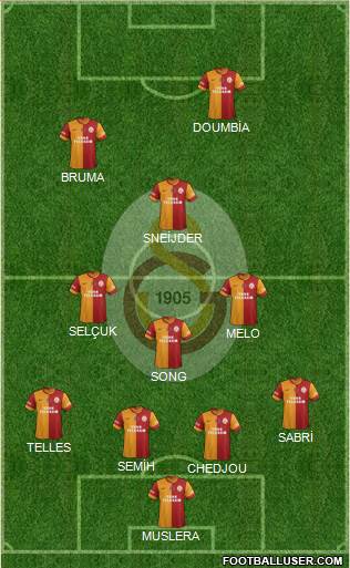 Galatasaray SK Formation 2014