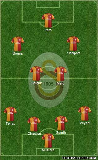Galatasaray SK Formation 2014