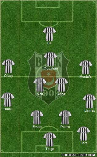 Besiktas JK Formation 2014