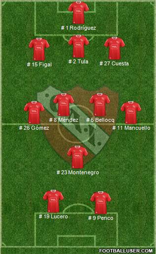 Independiente Formation 2014