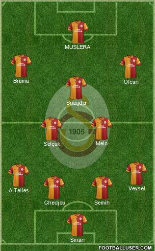 Galatasaray SK Formation 2014