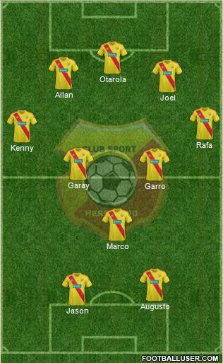 CS Herediano Formation 2014