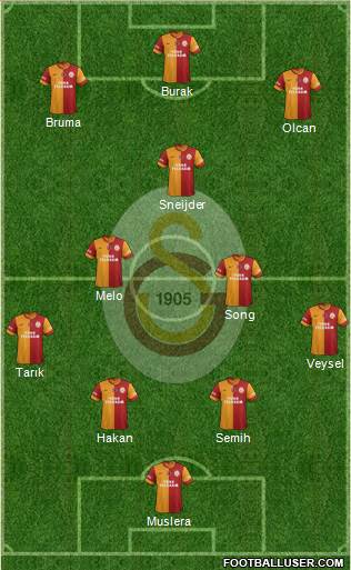 Galatasaray SK Formation 2014