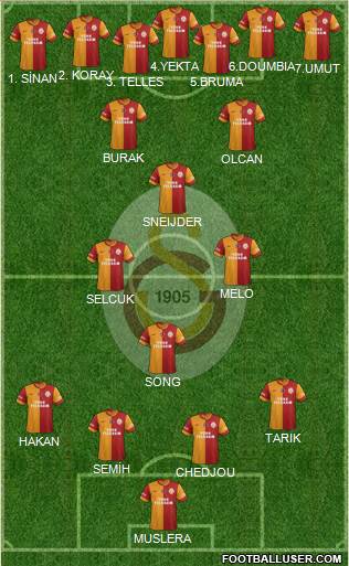 Galatasaray SK Formation 2014