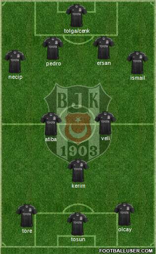 Besiktas JK Formation 2014