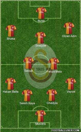 Galatasaray SK Formation 2014
