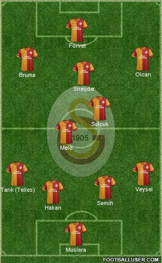 Galatasaray SK Formation 2014