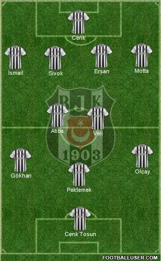 Besiktas JK Formation 2014