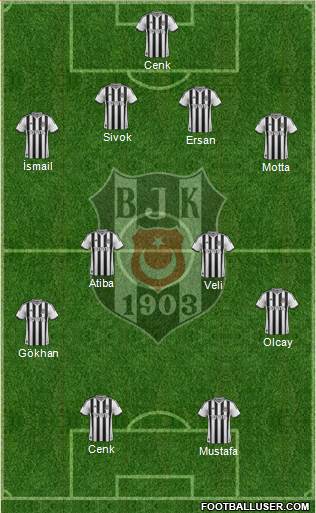 Besiktas JK Formation 2014