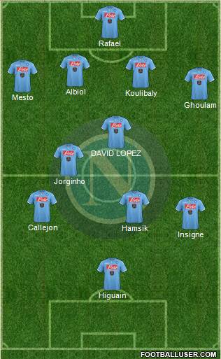 Napoli Formation 2014