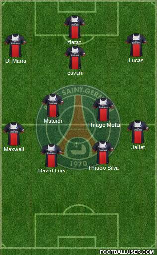 Paris Saint-Germain Formation 2014