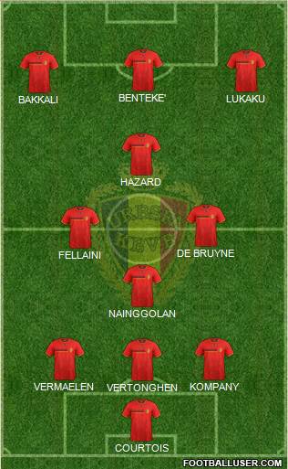 Belgium Formation 2014