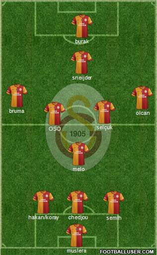 Galatasaray SK Formation 2014
