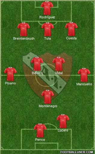 Independiente Formation 2014